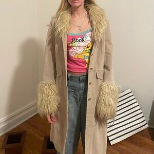 Vintage Faux Fur Coat